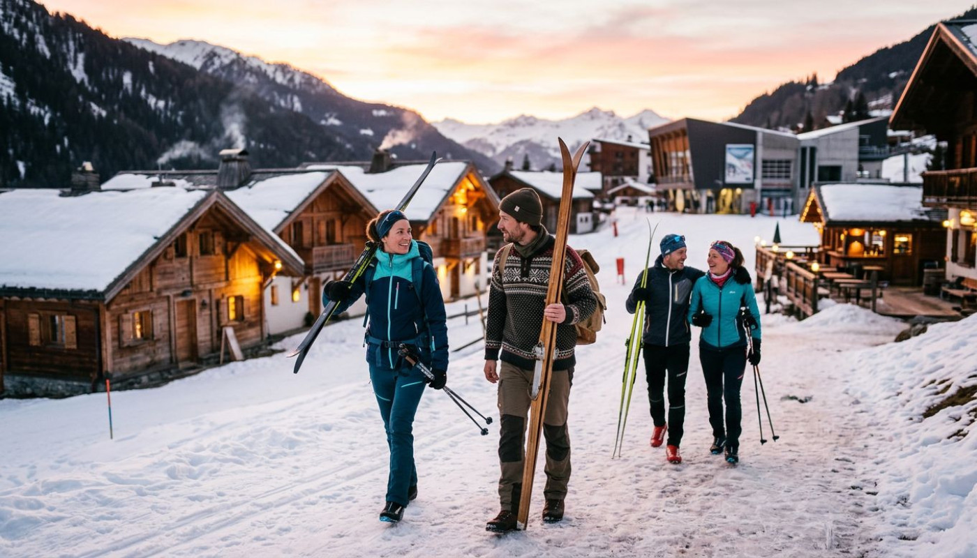 Le retour du ski de fond, entre tradition et innovation en stations